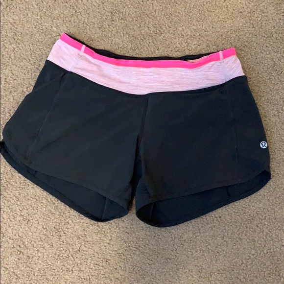 lululemon athletica Pants - Lululemon speed shorts black sz 4